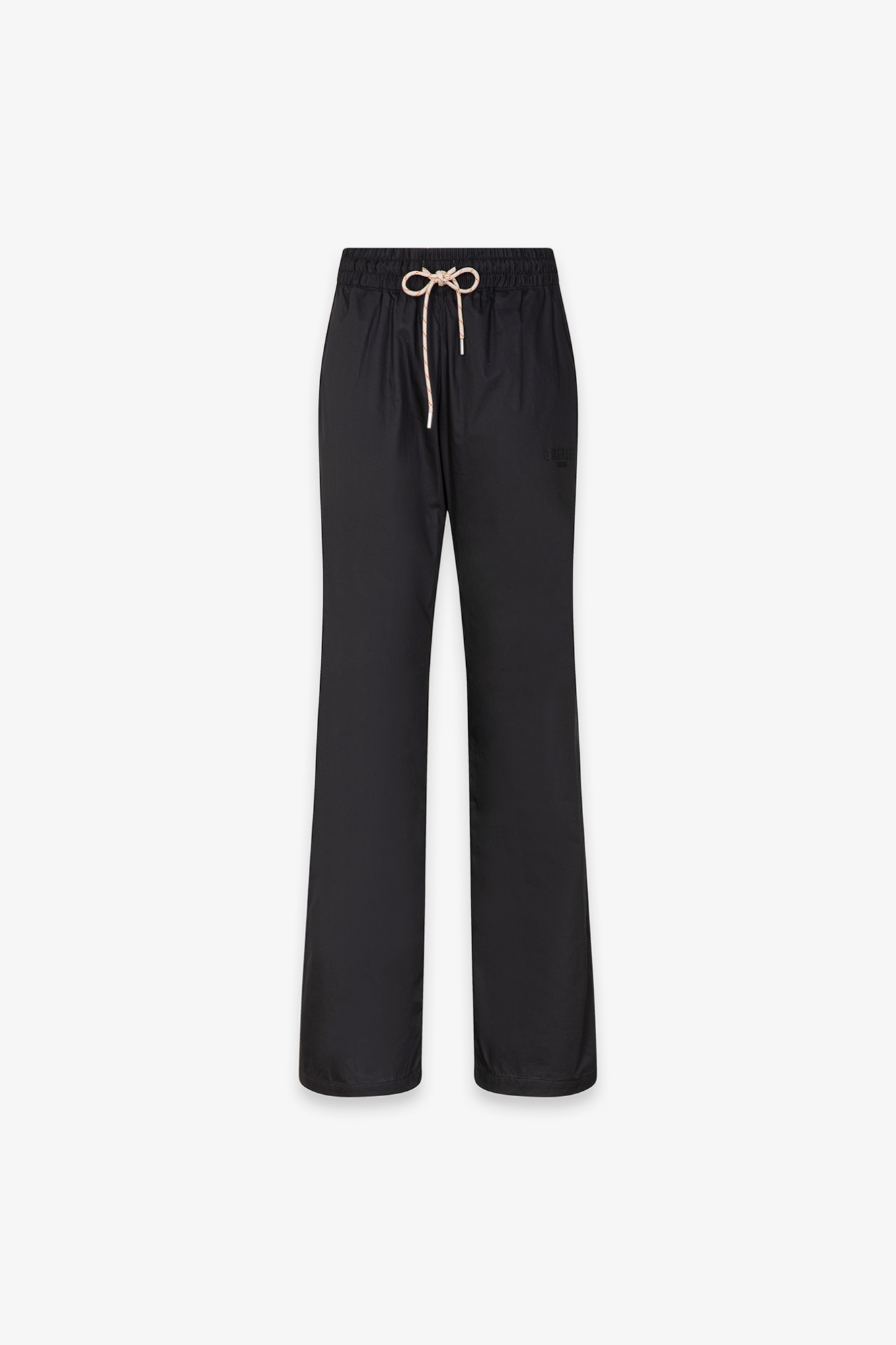 Pantalaccio In Cotone Con Coulisse Laccio Trekking • Nero