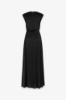 Abito Lungo In Raso • Nero