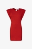 Abito Corto Con Spalline In Punto Milano • Rosso