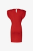 Abito Corto Con Spalline In Punto Milano • Rosso