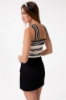 Picture of Striped Knit Top • Black