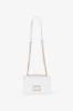 Picture of Regular Shoulder Strap Mini Metal Logo • White