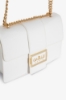 Picture of Regular Shoulder Strap Mini Metal Logo • White