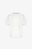 T-Shirt Over In Interlock • Off White