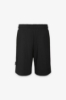 Bermuda Fit. Basket In Interlock • Nero
