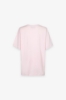 T-Shirt Paricollo Mezza Manica In Jersey • Rosa