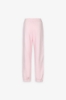 Pantalone Jogger In Felpa Con Polsino Al Fondo • Rosa