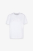T-Shirt Paricollo Mezza Manica Con Ricamo • Bianco