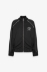 Felpa All Zip In Interlock Con Taglio Raglan E Aggiunta Di Piping Nero Ricamo Lato Cuore • Nero
