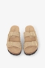 Sandalo In Suede Con Doppia Fibbia E Borchie • Safari