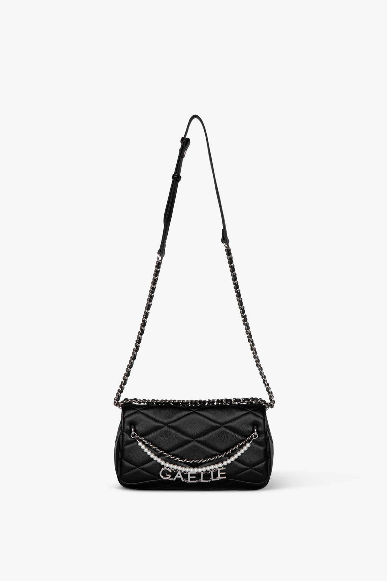 Regular Shoulder Strap Perle E Charms • Nero