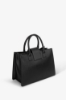Maxi Hand Bag Mini Metal Logo • Nero