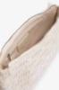 Regular Pochette Ricamo Logo • Beige