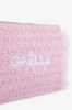 Regular Pochette Ricamo Logo • Rosa