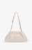 Maxi Pochette Ricamo Logo • Beige