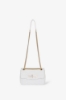 Regular Shoulder Strap Metal Logo • Bianco
