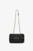 Maxi Shoulder Strap Metal Logo • Nero