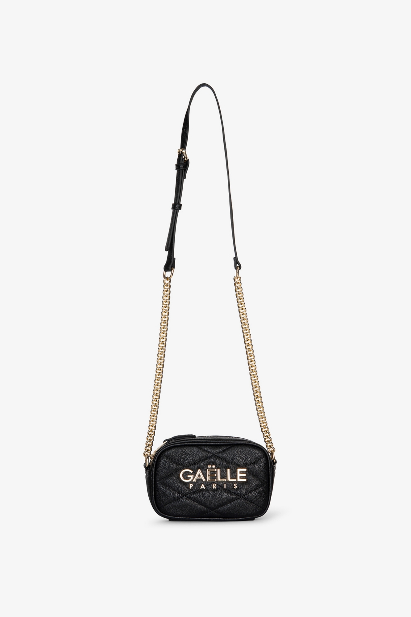 Mini Camera Bag Metal Logo • Nero