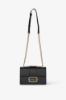 Regular Shoulder Strap Mini Metal Logo • Nero