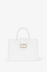 Maxi Hand Bag Mini Metal Logo • Bianco