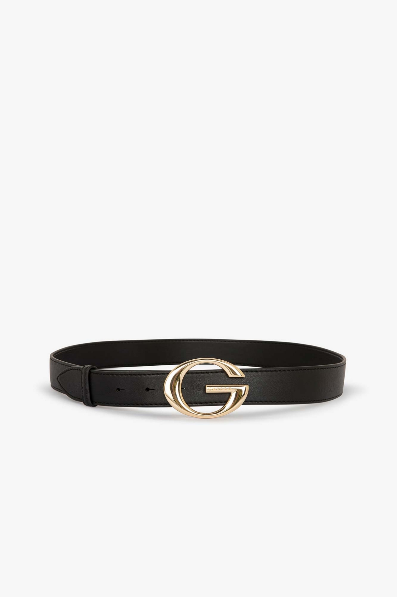 Regular Belt Fibbia Maxi G Oro • Nero