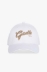 Cappello Visiera Con Ricamo Firma • Bianco