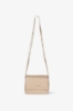 Mini Shoulder Strap Rafia Lurex • Beige