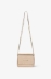 Mini Shoulder Strap Rafia Lurex • Beige
