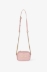 Mini Camera Bag Metal Logo • Rosa