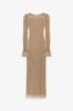 Immagine di Abito Lungo A Rete • Beige