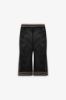 Picture of Knitted Bermuda Shorts • Black