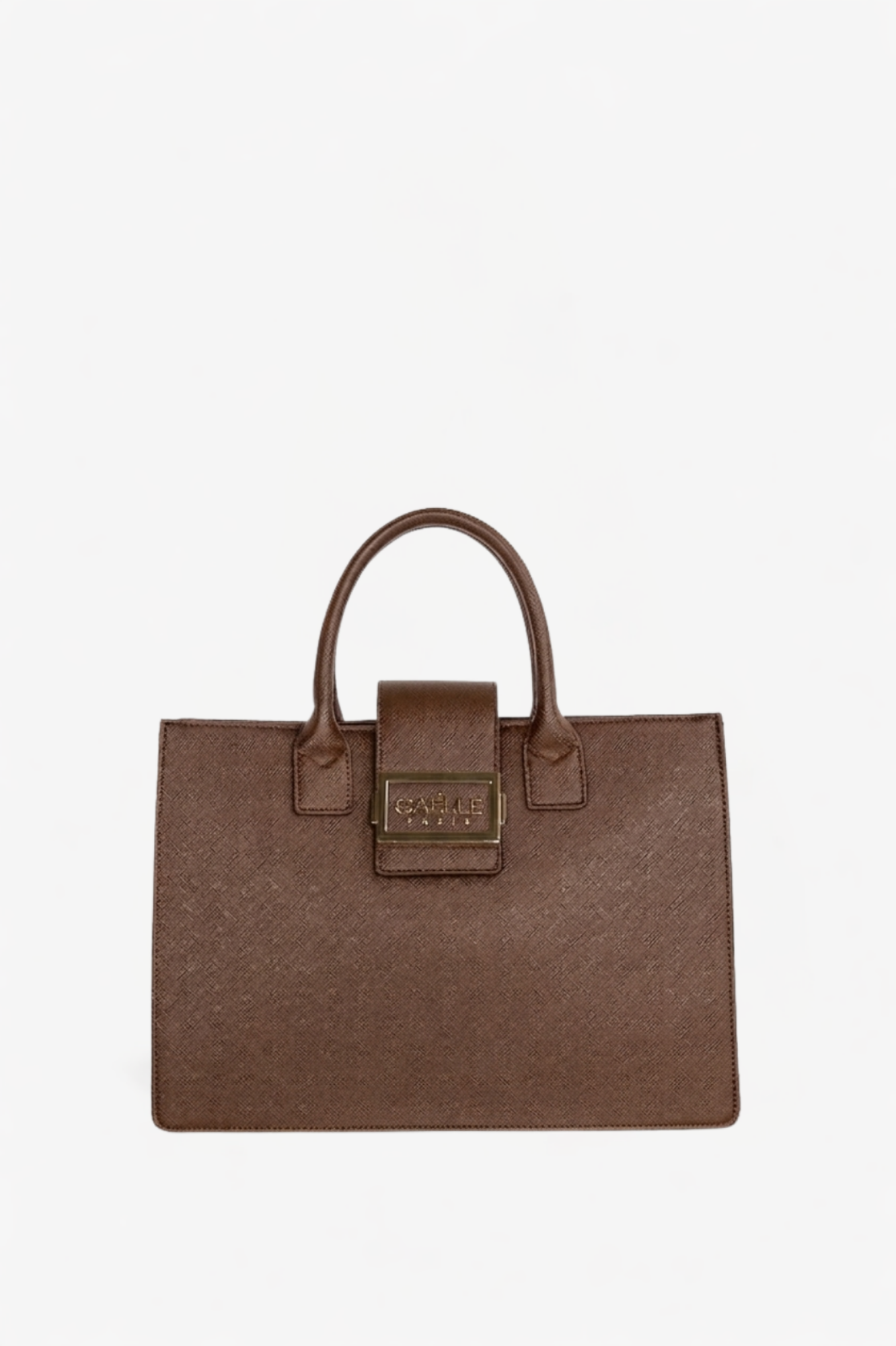 Immagine di Maxi Hand Bag Mini Metal Logo • Moka