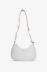 Picture of Regular Moon Bag With Jacquard Shoulder Strap • White